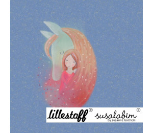 Bio Jersey Lillestoff - Panel Märchenpferd